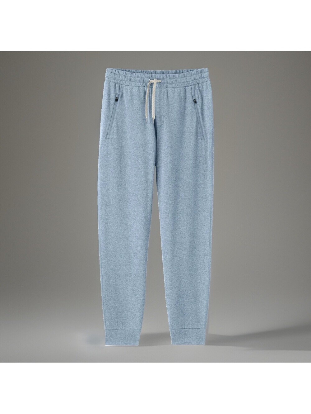 NEW Vuori Ponto Performance Pants Mens XL Blue Joggers Tapered Zipper Pockets